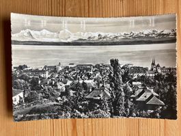 Neuchâtel und die Alpen - AK alt