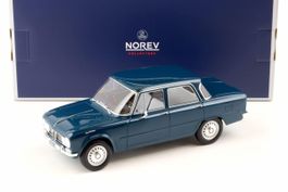 ALFA ROMEO GIULIA Ti 1964 PETROL BLUE 1:18 NOREV