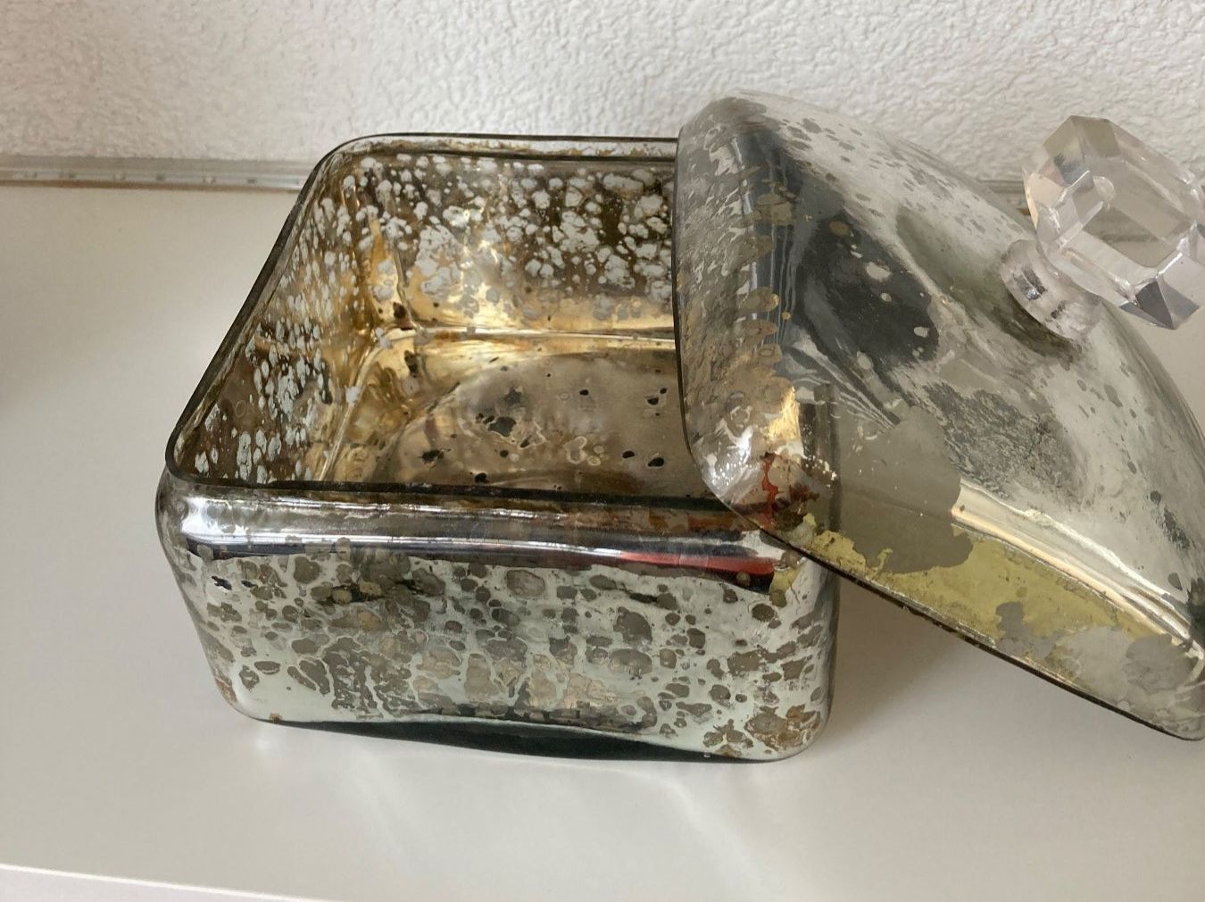 Tutte le decorazioni: Glasdose silber 14x14x15 cm – Nuovo (secondo la descrizione) da Zuchwil venduto da Mauz2 3