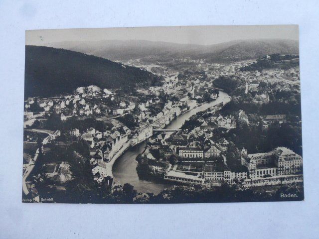 Ansichtskarten: Ansichtskarte Baden 1921 – Gebraucht aus Walkringen von Casablanca777