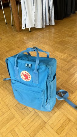 Rucksack Fjällräven Kanken blau gebrauchter Zustand