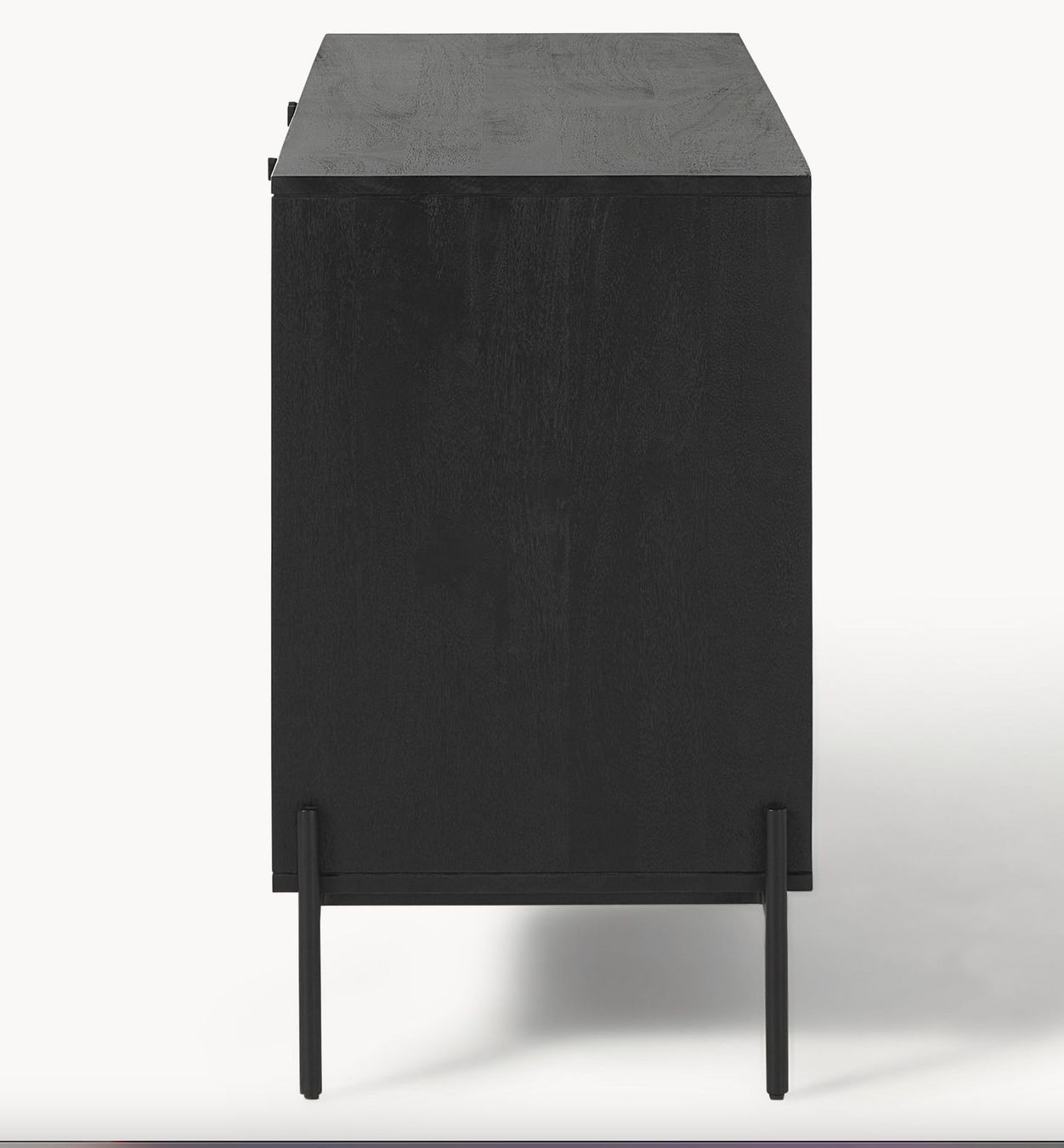 Westwing Cassettiere: Westwing, Sideboard Vienna mit Wiener Geflecht - schwarz – Usato da Aarburg venduto da ste_clp7 5