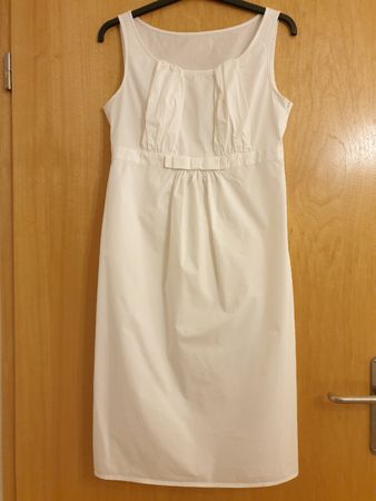 Robe d'été, S, blanche, comme neuve, coton