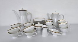 Rosenthal Form 2000 Ätzgoldrand mit Rauten (37 Teile)