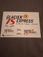 Glacier Express Sticker 75 Jahre 1930-2005 St. Moritz 