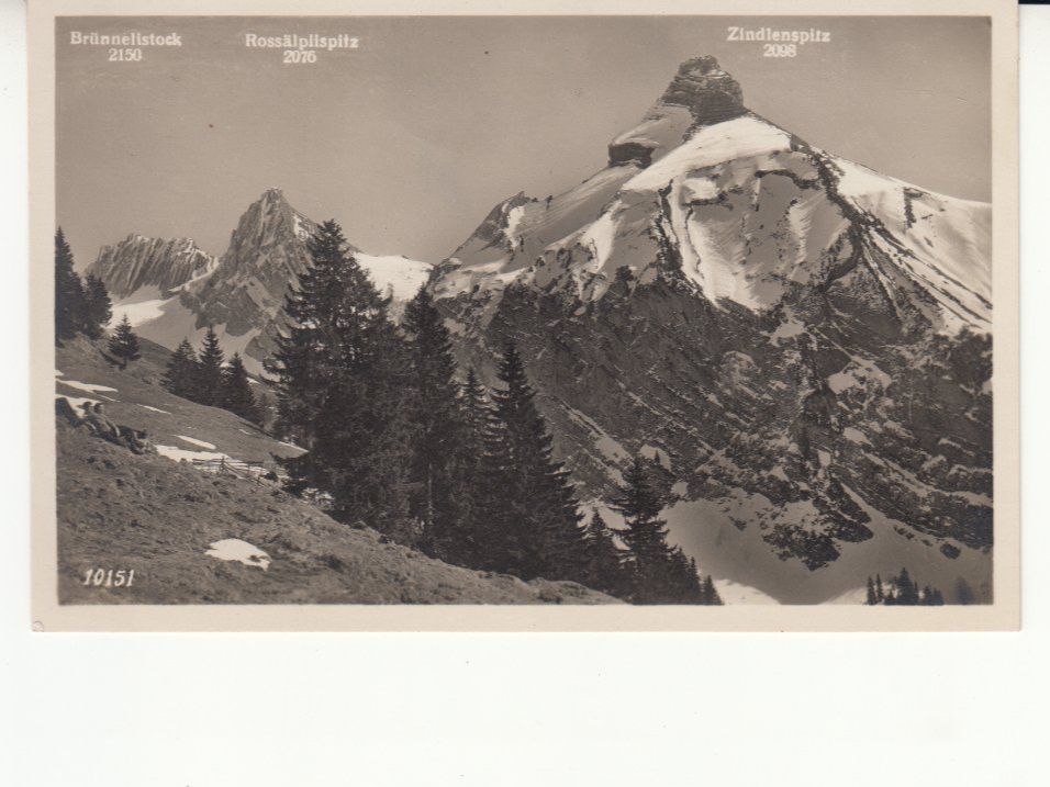 Cartoline postali: Zindlenspitz ca. 1930 – Usato da Bürglen TG venduto da StampGraf