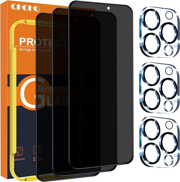 NEW'C 3er Pack Panzerglas Für IPhone 16 Pro Max 6,9 Zoll - 9H Härte Displayschutz