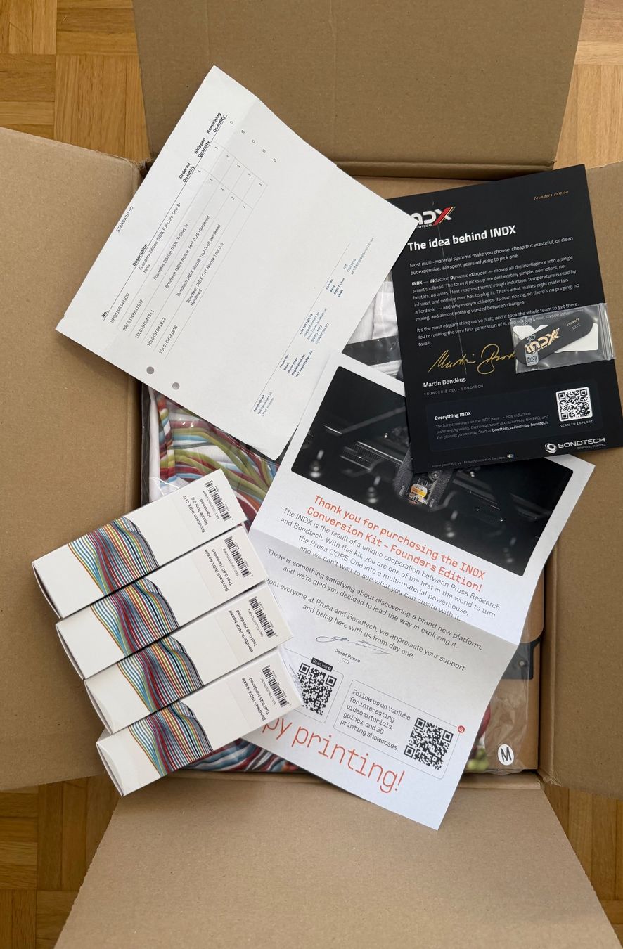 Prusa Stampanti 3D: Prusa INDX founders edition – Nuovo e nell'imballaggio originale da Basel venduto da Electronika 1
