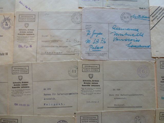 Tutti i francobolli: 21 Stück Feldpostbriefe Sonderstempel – Usato da Walkringen venduto da Casablanca777 4