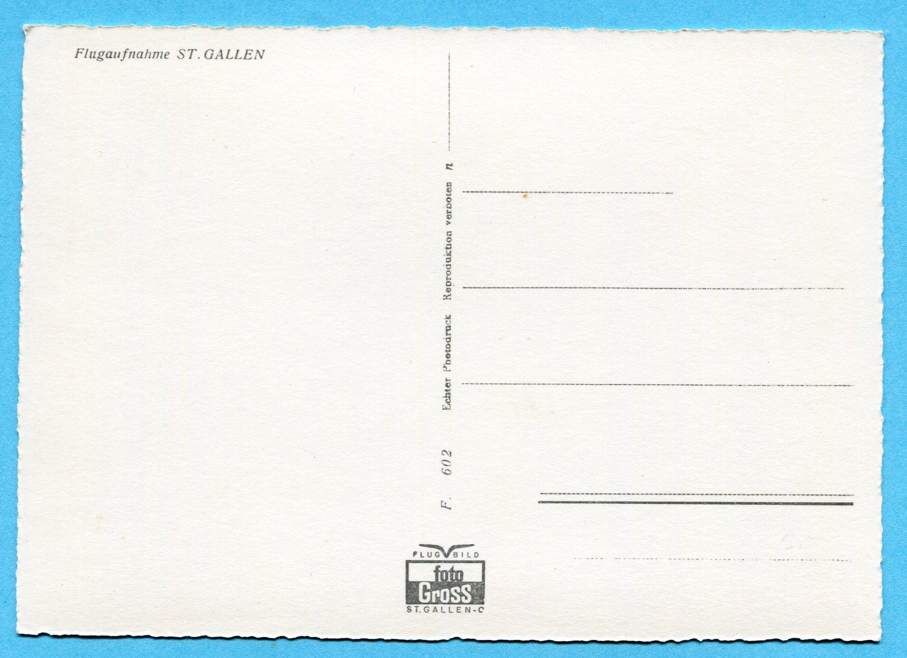 Cartoline postali: Flugaufnahme St. Gallen – Nuovo (secondo la descrizione) da Opfikon venduto da Prophila 1