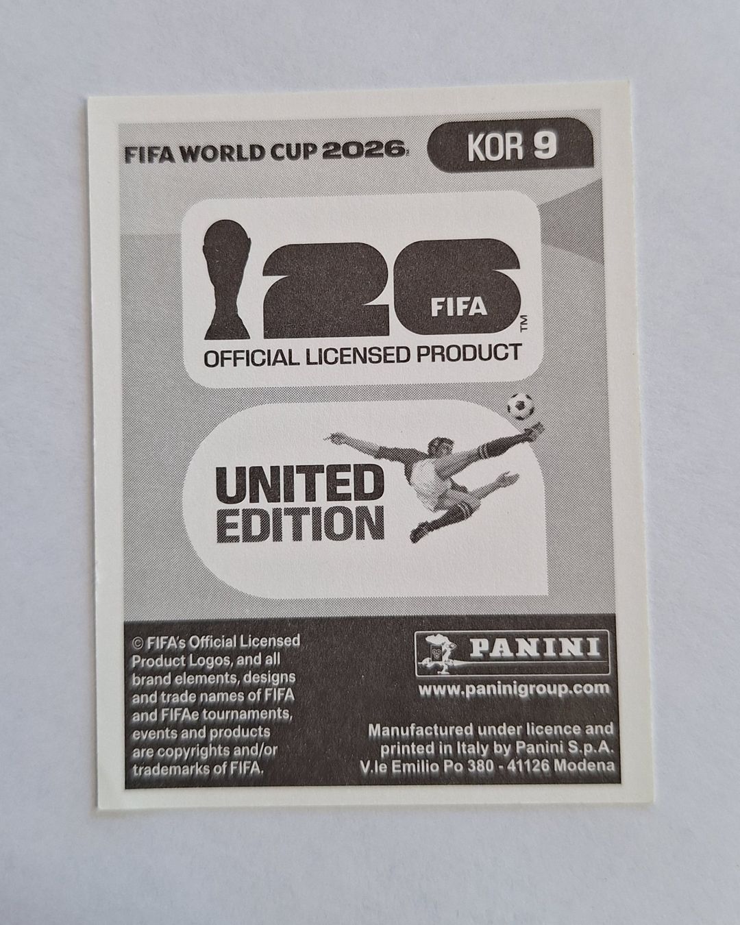 Panini Carte collezionabili: Panini Myungjae Lee KOR 9 – Nuovo (secondo la descrizione) da Romanens venduto da Crocette 1