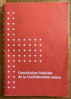 Constitution Fédérale Suisse – Édition actuelle comme neuf