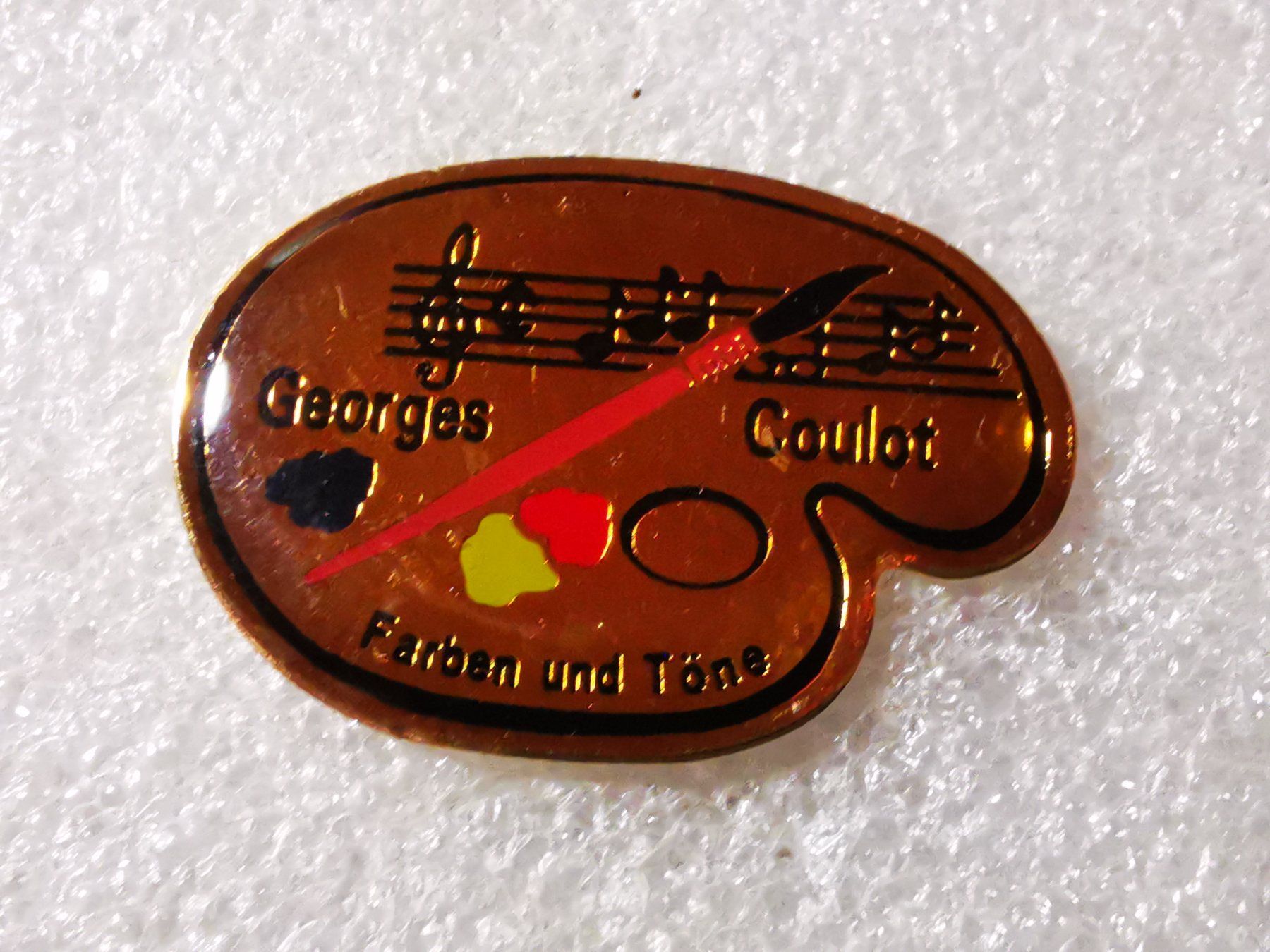 Placchette & Badge: Ansteckpin 163: Georges Coulot – Usato da Oppligen venduto da Pin-Fall-Shop