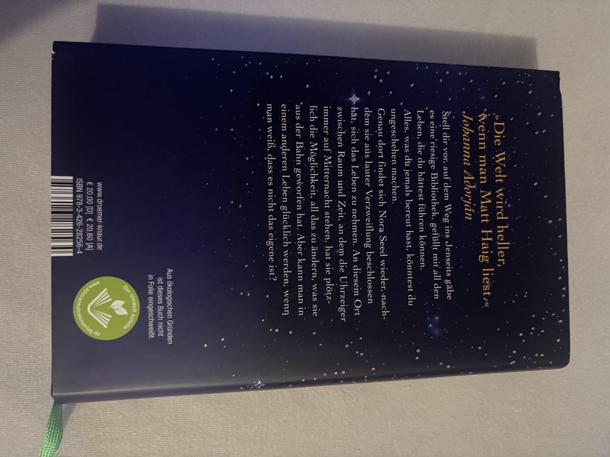 Libri: Die Mitternachtsbibliothek von Matt Thaig – Nuovo (secondo la descrizione) da Uzwil venduto da soda13 1