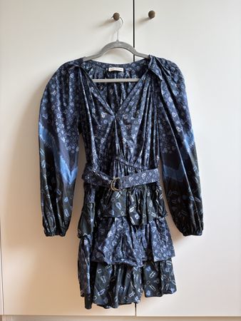 Ulla Johnson Sommerkleid, blau, 36