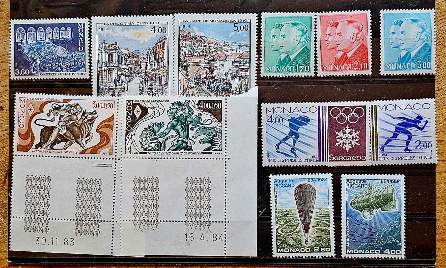 Alle Briefmarken: MONACO timbres neufs **, 1983-84 – Neu (gemäss Beschreibung) aus Les Valettes von Nuba1