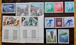 MONACO timbres neufs **, 1983-84