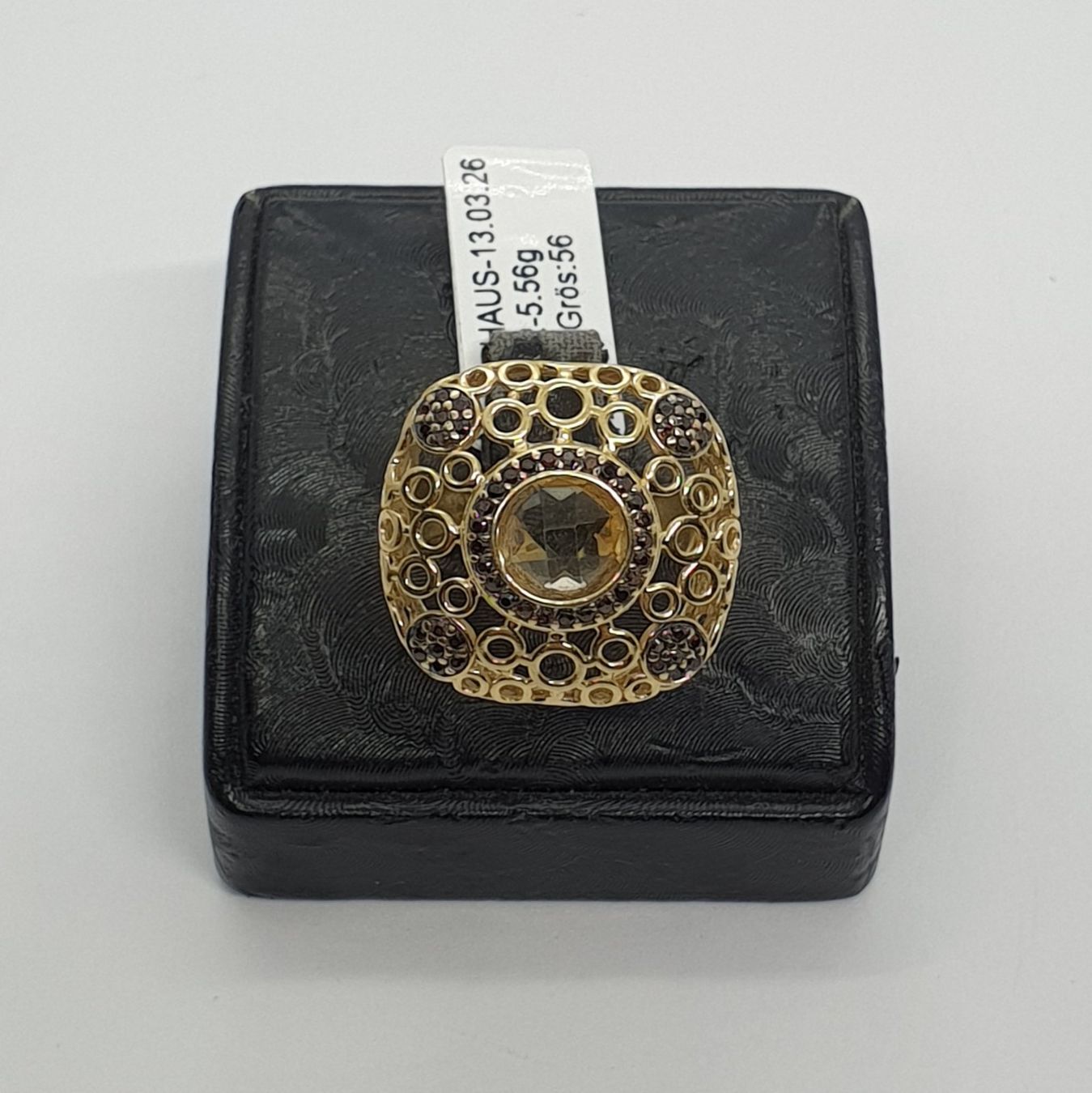 Anelli: Echt 14K Gold Ring – Usato da Luzern venduto da Goldhaus-Luzern