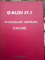 Mazda RX-3 Workshop Manual / Rep.-Anleitung  Engine, 1971