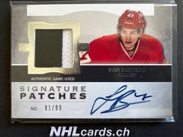 Sven Baertschi NHL The Cup Rookie Patch Auto Card /99
