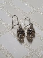 Neu: Skull Ohrhänger / Silber 925