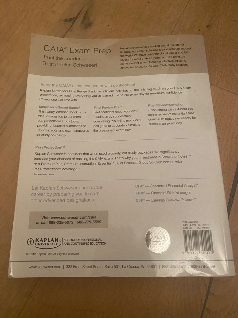 Libri: CAIA 2012 Level 2 Book 2; Hedge Funds and Current & Integr.. – Usato da Winkel venduto da Schorley 1