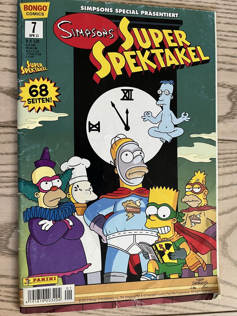 Comics: Simpsons Comic - Superspektakel – Gebraucht aus Romanshorn von Apfelschuss
