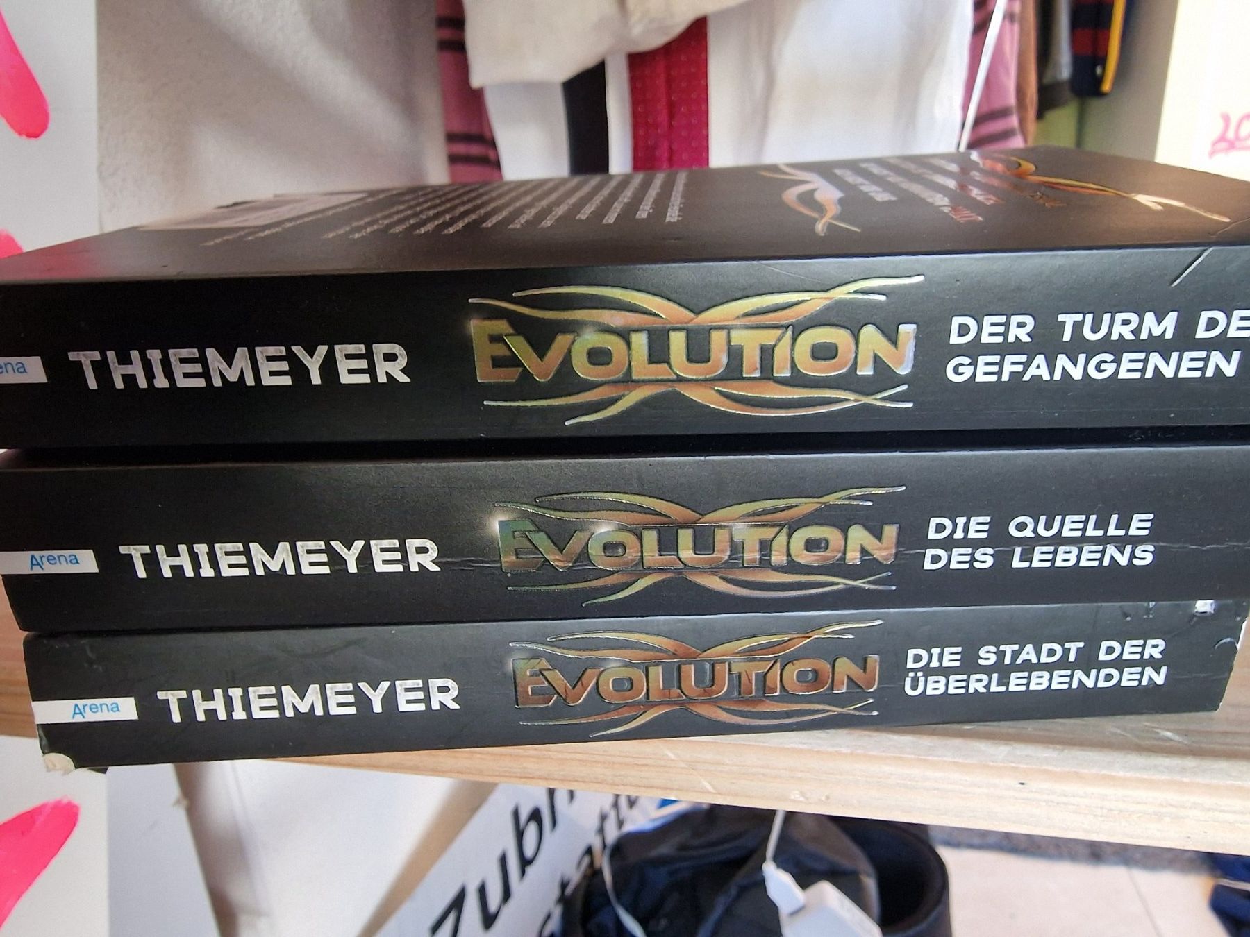 Bücher: Thomas Thiemeyer - EVOLUTION - 3 Bücher – Gebraucht aus Wildberg von mantas07 1