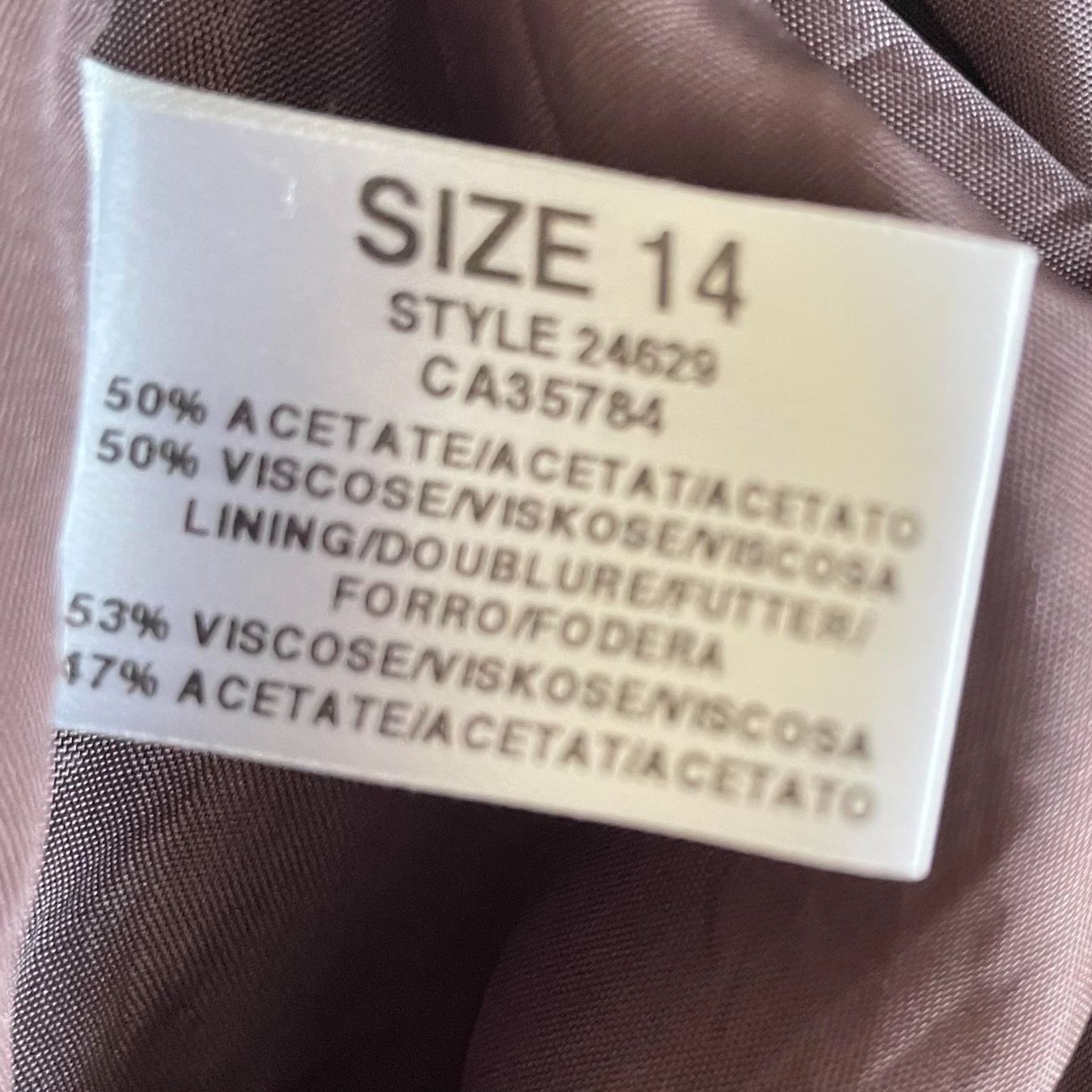 Kleider: PRECIS PETITE Robe Marron & Beige - Taille 42 – Gebraucht aus Vevey von secondlifevevey 5