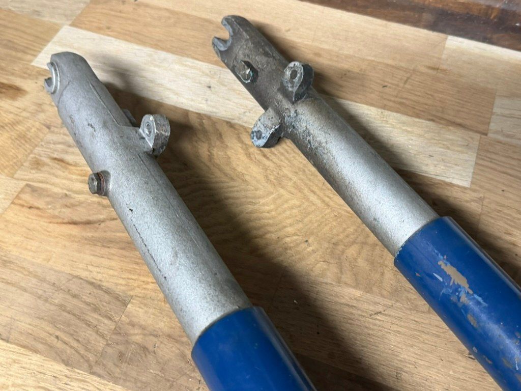 Piaggio Mofa-Ersatzteile: Gabel Piaggio Boxer original blau – Gebraucht aus Bolken von si.x.las 7