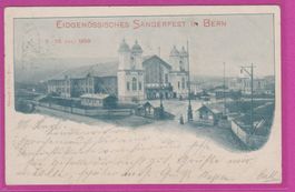 Bern 1899   :  Karte vom eidgen. Sängerfest Bern