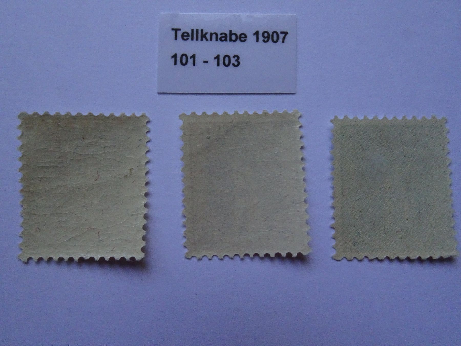 Alle Briefmarken: 1907** – Neu (gemäss Beschreibung) aus Aadorf von Chnorli-Furz 1