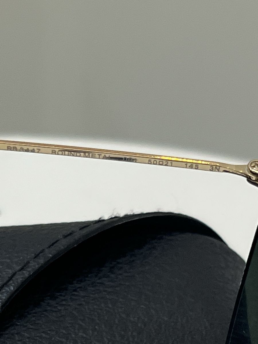 Ray-Ban Occhiali & Lenti: Ray Ban Round Metal Sonnenbrille – Usato da Grindelwald venduto da wand_24 4