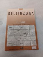 Carta nazionale Svizzera Bellinzona 1:25000 del 1991