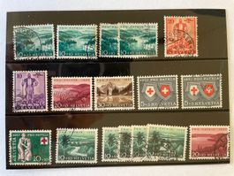 Briefmarken Pro Patria 1950er Jahre