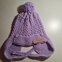 Handgestrickte Babymütze