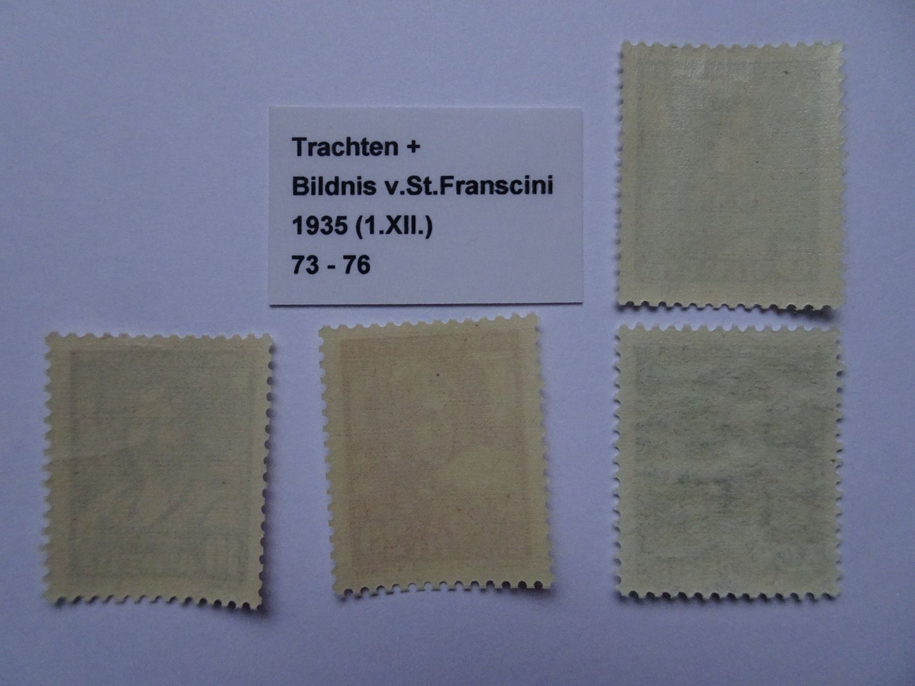 Tous les timbres: PJ 1935** – Neuf (Voir description) à Aadorf par Chnorli-Furz 1