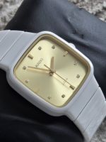 RADO Modell R5.5 Keramik weiss mit Brillanten