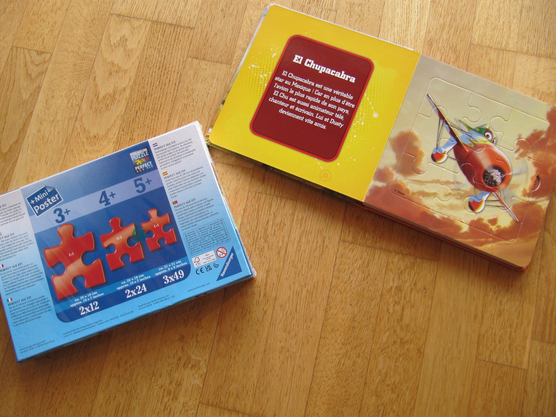 Ravensburger Puzzle: 2 x Puzzlen: Puzzlebuch planes = 4 Puzzle + Ravensburger Bau – Nuovo (secondo la descrizione) da Würenlos venduto da AustralisZ 1