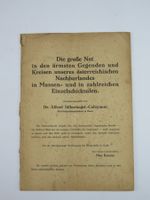 Die große Not...unseres österreichischen Nachbarlandes 1934