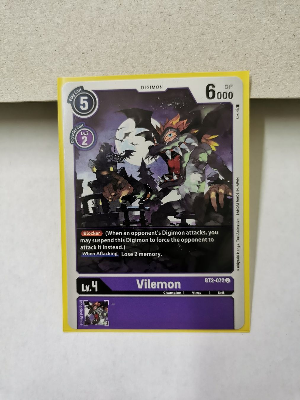 Carte collezionabili: Digimon Vilemon BT2-072 C Lv4 2020 – Nuovo (secondo la descrizione) da Sisseln AG venduto da schenk-figuren