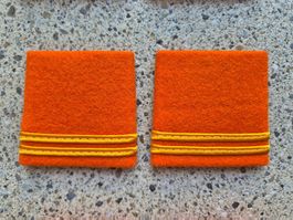  Gradabzeichen Patten Set Oberleutnant Territorialdienst