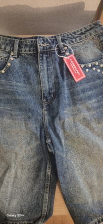 MoreMoneyMoreLove Jeans Hose blau Grösse W34 neu mit Etikett