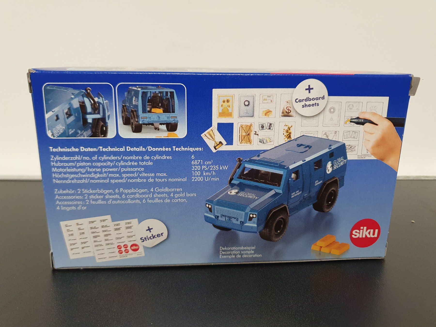 Siku Giocattoli: Neu - Siku - Geldtransporter – Nuovo e nell'imballaggio originale da Dagmersellen venduto da Jarsetz_Restposten 1