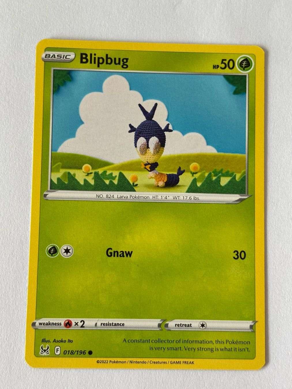 Pokémon Carte collezionabili: Pokemon-Karte Blipbug 018/196 – Usato da Herisau venduto da Seyashop1
