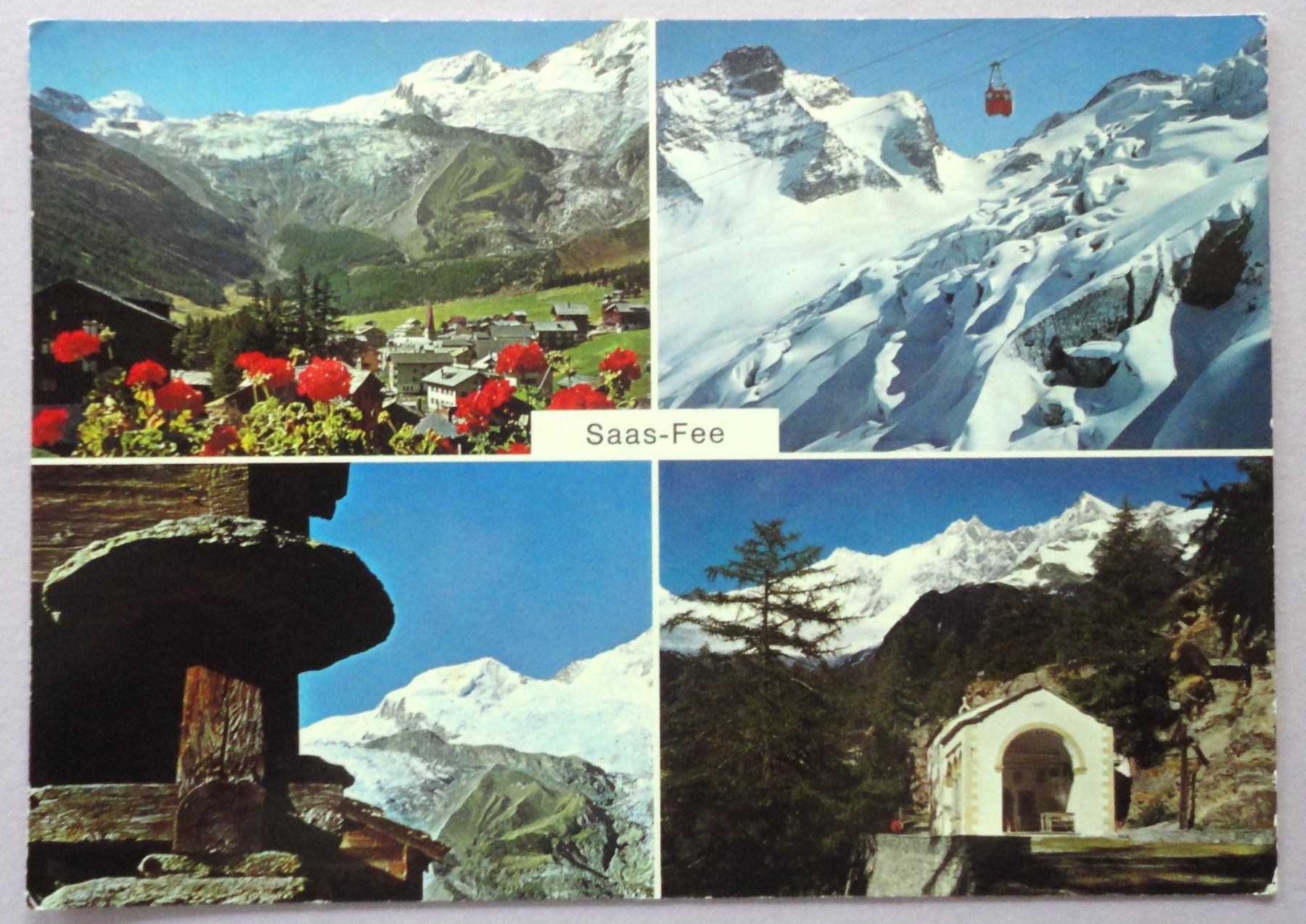 Cartoline postali: Saas Fee 1790 m, Wallis – Usato da Fétigny venduto da Billy2miny