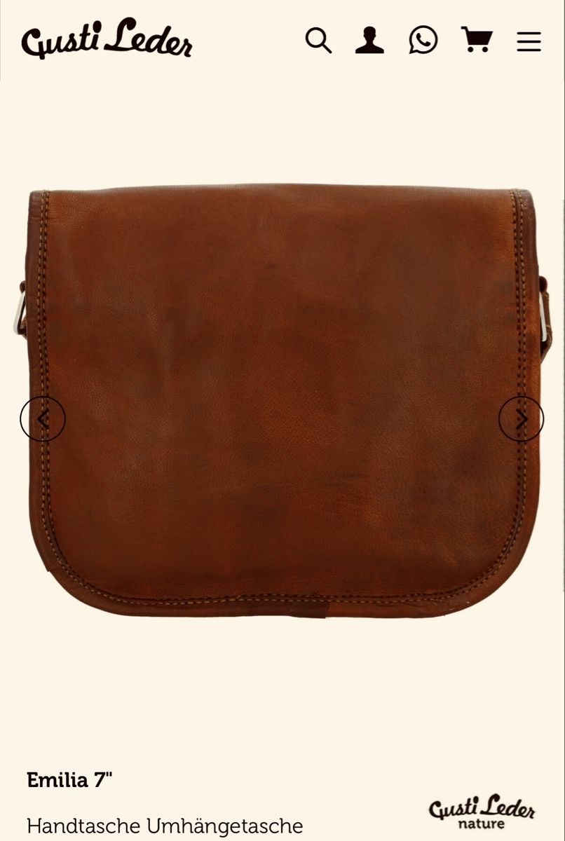 Borse da donna: Umhängetasche Vintage Leder – Nuovo e nell'imballaggio originale da Zollikofen venduto da AureusManus 5