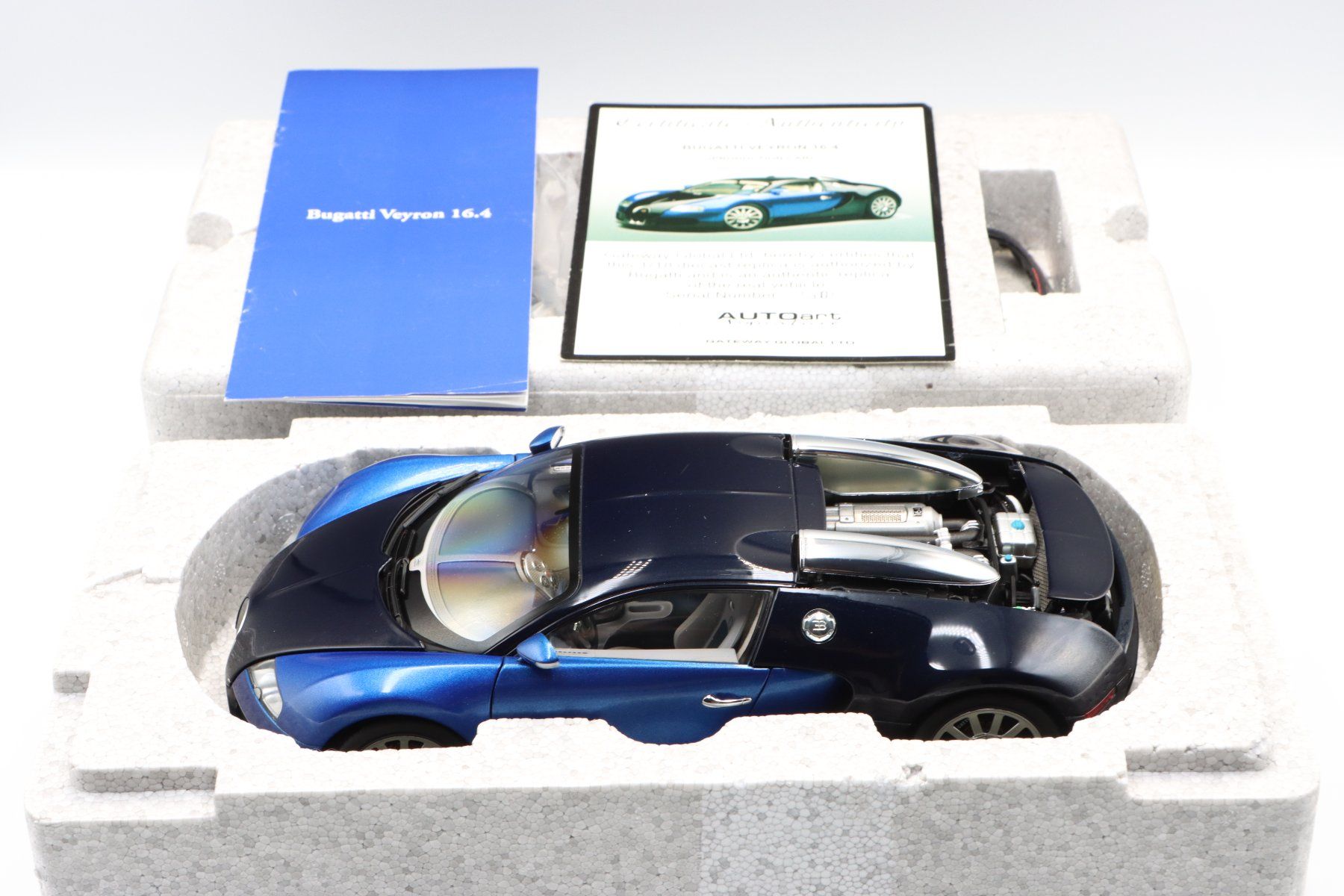 Bugatti Modellini d'auto: Bugatti Veyron 16.4 1:18 AutoArt – Nuovo (secondo la descrizione) da Bühl b.Aarberg venduto da modelldiecast 2