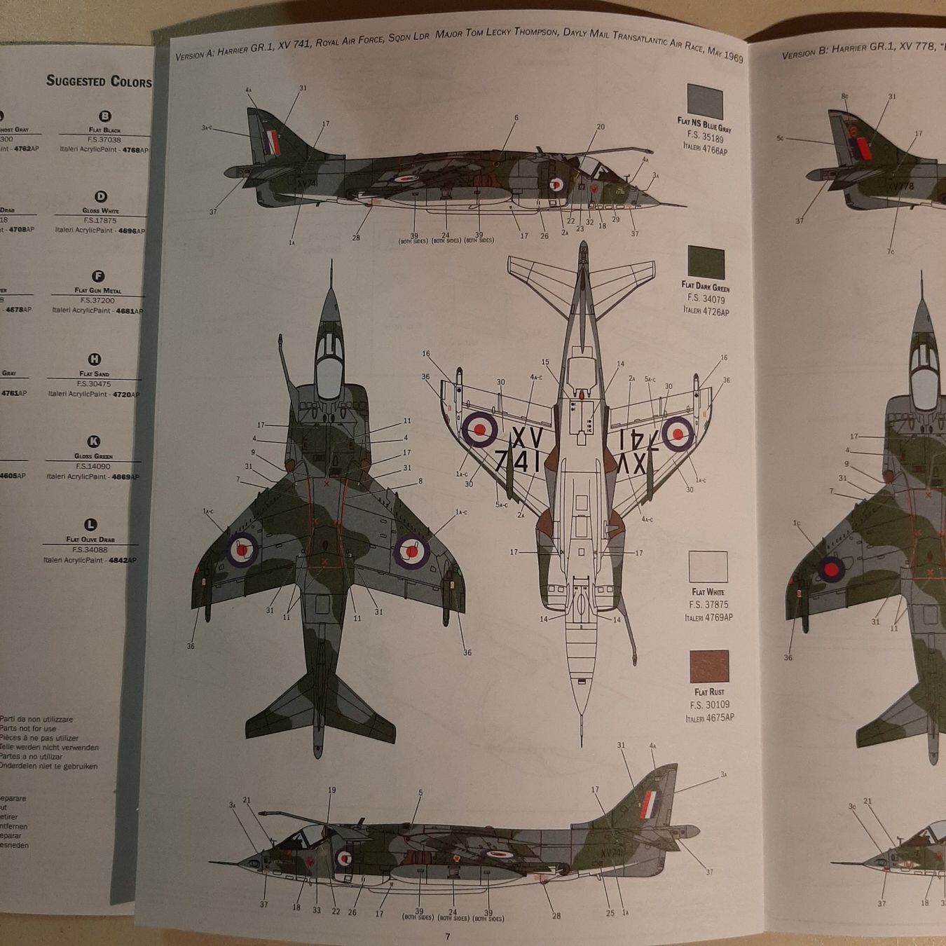 Italeri Kit di modellismo & Modellini statici: 1870 ... BAe Harrier GR.1 ... Italeri 1435 – Nuovo (secondo la descrizione) da Bonstetten venduto da Benibanny59 2