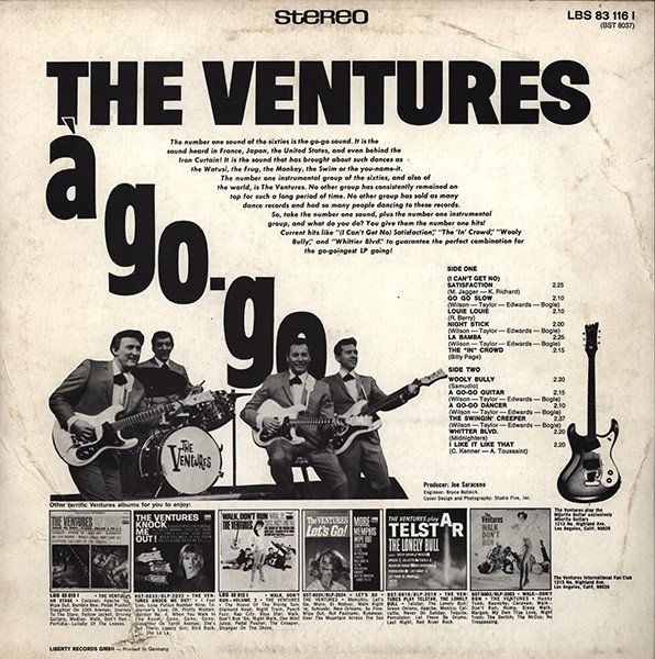 Dischi in vinile: Ventures: À Go-Go LP – Nuovo (secondo la descrizione) da Steinhausen venduto da Vilivinili 1